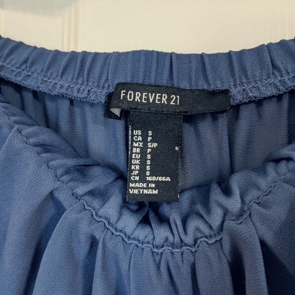 Steel Blue Sleeveless Jumpsuit  |  Forever 21 - Picture 3 of 6